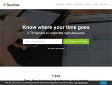Tablet Screenshot of beebole.com